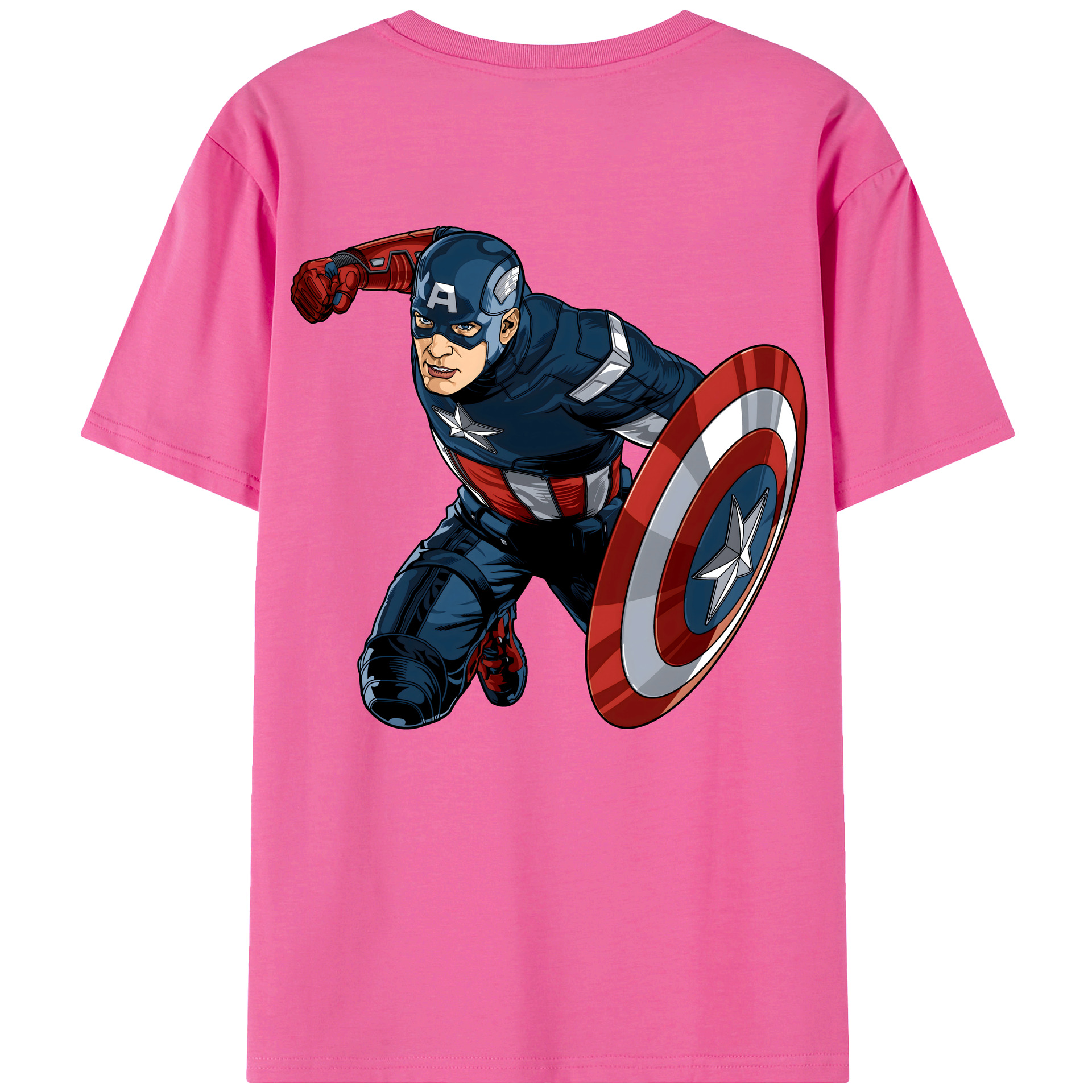 （画像用） アベンジャーズ The Avengers レディース半袖Tシャツ(バックプリント)